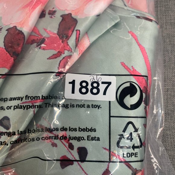 Jodi Kristopher Formal Elegant Floral Skirt Pleated Flared Puffy Skirt Pink 9 - Picture 13 of 13